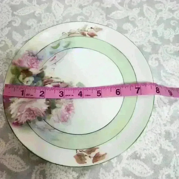 Thomas Sevres Bavaria hand painted plate floral 8" plate - Picture 6 of 6